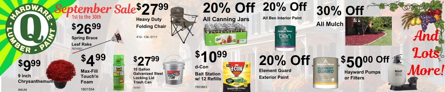 items on sale in an odd month
